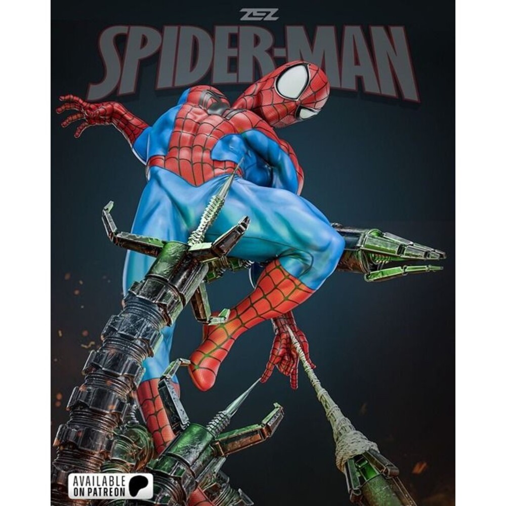 Spider-Man VS Doc Ock 3d figure super detailed!